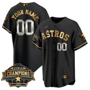 Houston Astros 2022 Champions Limited Custom Name And Number Jersey – All Stitched