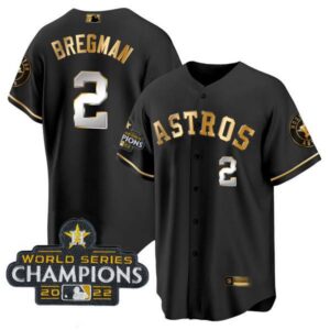 Men’s Houston Astros 2022 World Series Champions Player Jersey – All Stitched