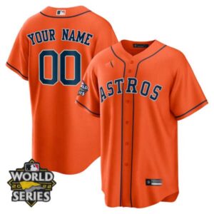 Houston Astros 2022 World Series Custom Name And Number Jersey – All Stitched
