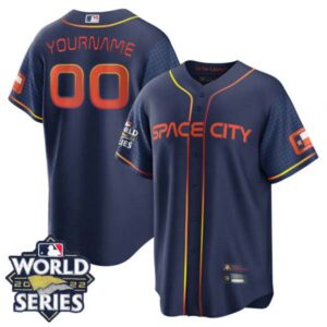 Houston Astros Space City Custom Name and Number Jersey – All Stitched