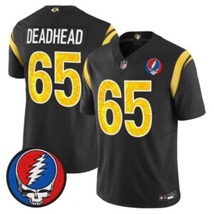 Men’s Los Angeles Rams x Grateful Dead Vapor Limited Jersey – All Stitched