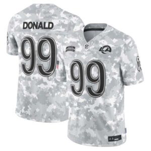 Rams 2024 Salute to Service Vapor Limited Jersey – Arctic Camo – All Stitched
