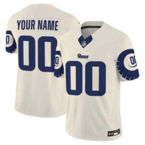 Rams Special Vapor Limited Custom Jersey – All Stitched
