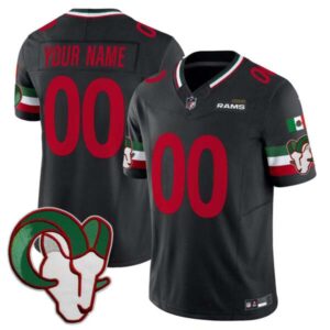 Rams Mexico Vapor Limited Custom Jersey – All Stitched