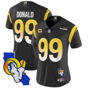 Women’s Rams California Patch Vapor Limited Jersey – All Stitched
