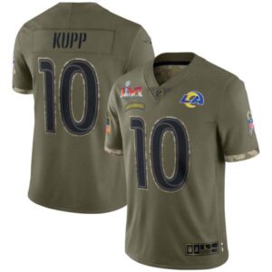 Cooper Kupp Los Angeles Rams Super Bowl Patch Salute To Service Jersey – All Stitched
