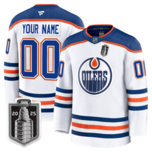 Edmonton Oilers 2025 Stanley Cup Final Premium Custom Jersey – All Stitched