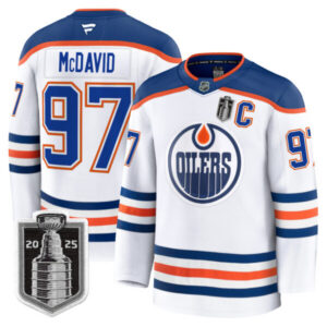 Men’s Edmonton Oilers 2025 Stanley Cup Final Premium Jersey – All Stitched