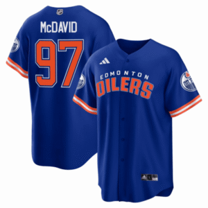 Edmonton Oilers Baseball Jersey – All Stitched