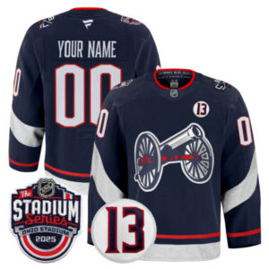 Columbus Blue Jackets 2025 Stadium Series & #13 Johnny Gaudreau Patch Pro Custom Jersey – All Stitched