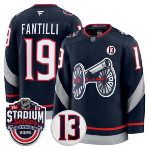 Men’s Columbus Blue Jackets 2025 Stadium Series & #13 Johnny Gaudreau Patch Premium Jersey – All Stitched