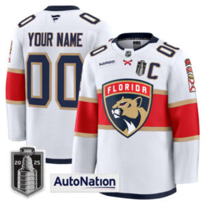 Florida Panthers 2025 Stanley Cup Final Premium Custom Jersey V2 – All Stitched