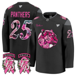 Men’s Florida Panthers ‘Pink in the Rink’ Premium Jersey – All Stitched