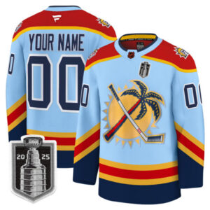 Florida Panthers 2025 Stanley Cup Final Premium Custom Jersey – All Stitched