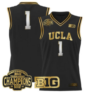 Men’s Size – UCLA Bruins 2025 Big Ten Women’s Conference Tournament Champions Lightweight Basketball Jersey – All Stitched