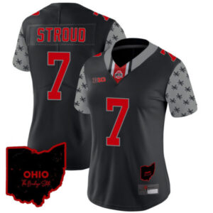 Women’s Ohio State Buckeyes 2024 Gray Alternate Jersey – All Stitched