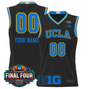 UCLA Bruins 2026 Women’s Tournament Final Four Custom Basketball Jersey – All Stitched