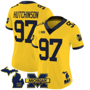 Women’s Michigan Wolverines 2025 Vapor Limited Jersey – All Stitched