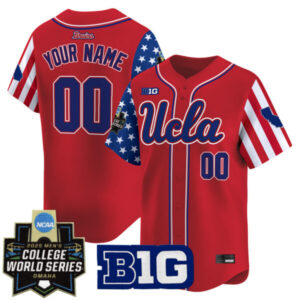 UCLA Bruins 2025 Independence Day Vapor Premier Limited Custom Jersey – World Series Patch – All Stitched