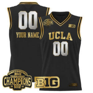 UCLA Bruins 2025 Big Ten Women’s Conference Tournament Champions Lightweight Basketball Custom Jersey – All Stitched