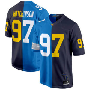 Michigan Wolverines Split Game Jersey – All Stitched