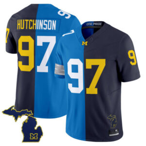 Michigan Wolverines Split Vapor Limited Jersey – All Stitched
