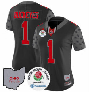 Women’s Ohio State Buckeyes Rose Bowl Vapor Limited Jersey V4 – All Stitched