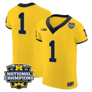 Men’s Michigan Wolverines Vapor Elite Jersey – All Stitched