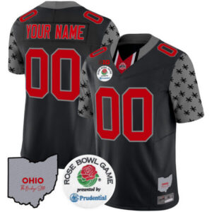 Ohio State Buckeyes Rose Bowl Vapor Limited Custom Jersey V4 – All Stitched