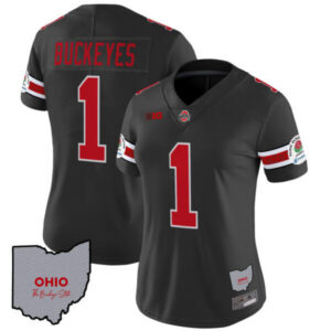 Women’s Ohio State Buckeyes Rose Bowl Vapor Limited Jersey V3 – Stitched