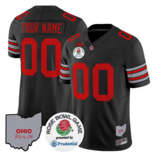 Ohio State Buckeyes ‘Heritage Stripe’ Rose Bowl Vapor Limited Custom Jersey – All Stitched