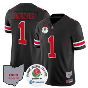 Men’s Ohio State Buckeyes Rose Bowl Vapor Limited Jersey V2 – All Stitched