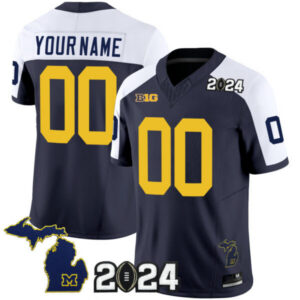 Michigan Wolverines 2024 Vapor Limited Custom Jersey – All Stitched