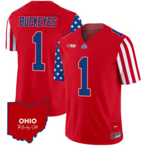 Men’s Ohio State Buckeyes American Style Vapor Limited Jersey – All Stitched