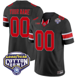 Ohio State Buckeyes Cotton Bowl Patch Vapor Limited Custom Jersey – All Stitched