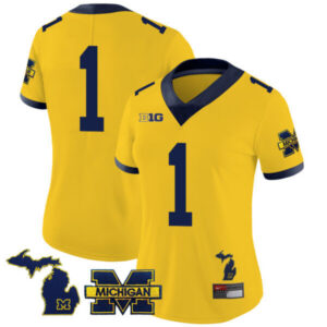 Women’s Michigan Wolverines 2023 Special Jersey V3 – All Stitched