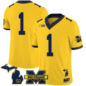 Men’s Michigan Wolverines 2023 Special Jersey V3 – All Stitched
