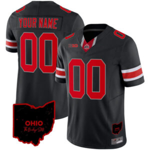 Ohio State Buckeyes 2023 Vapor Limited Custom Jersey – Ohio Patch – All Stitched