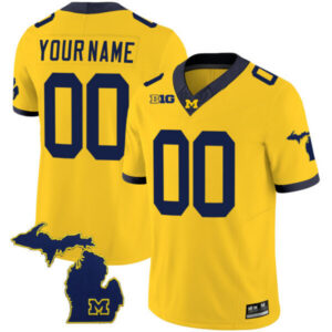 Michigan Wolverines 2023 Special Custom Jersey V2 – All Stitched