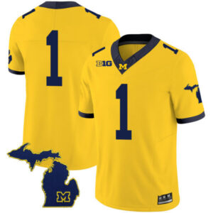 Men’s Michigan Wolverines 2023 Special Jersey V2 – All Stitched