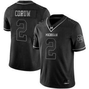 Men’s Wolverines Gold & Silver Vapor Jersey – All Stitched