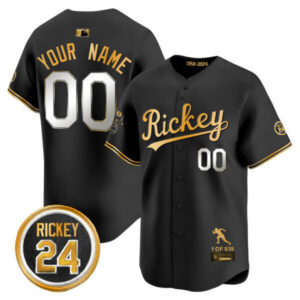 Oakland Athletics Rickey Tribute style Vapor Premier Limited Custom Jersey – All Stitched