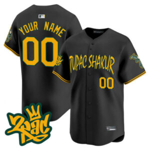 Oakland Athletics Tupac Shakur Vapor Premier Limited Custom Jersey – All Stitched