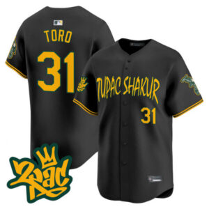 Men’s Oakland Athletics Tupac Shakur Vapor Premier Limited Jersey – All Stitched