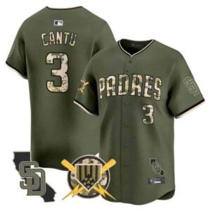 Men's Padres Armed Forces Day Vapor Premier Limited Jersey - All Stitched