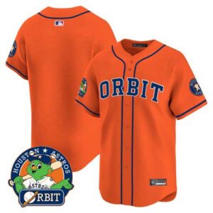 Men's Astros Orbit Patch Vapor Premier Limited Jersey - All Stitched