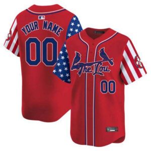 St. Louis Cardinals 2024 Independence Day Vapor Premier Limited Custom Jersey - All Stitched