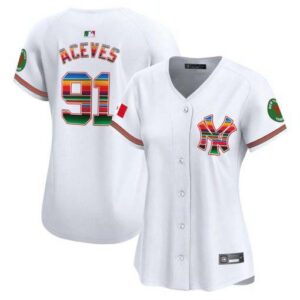 Women's New York Yankees Mexico Vapor Premier Limited Jersey - All Stitched