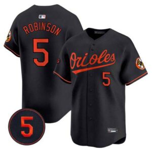 Men’s Baltimore Orioles Robinson Patch Vapor Premier Limited Jersey V2 - All Stitched