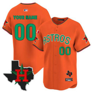 Astros Mexico Texas Patch Vapor Premier Limited Custom Jersey V3 - All Stitched